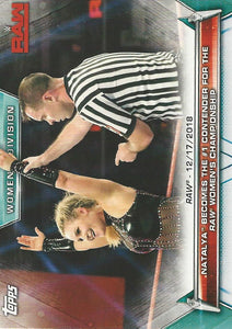 WWE Topps Women Division 2019 Trading Card Natalya No.97