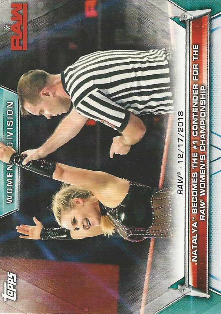 WWE Topps Women Division 2019 Trading Card Natalya No.97