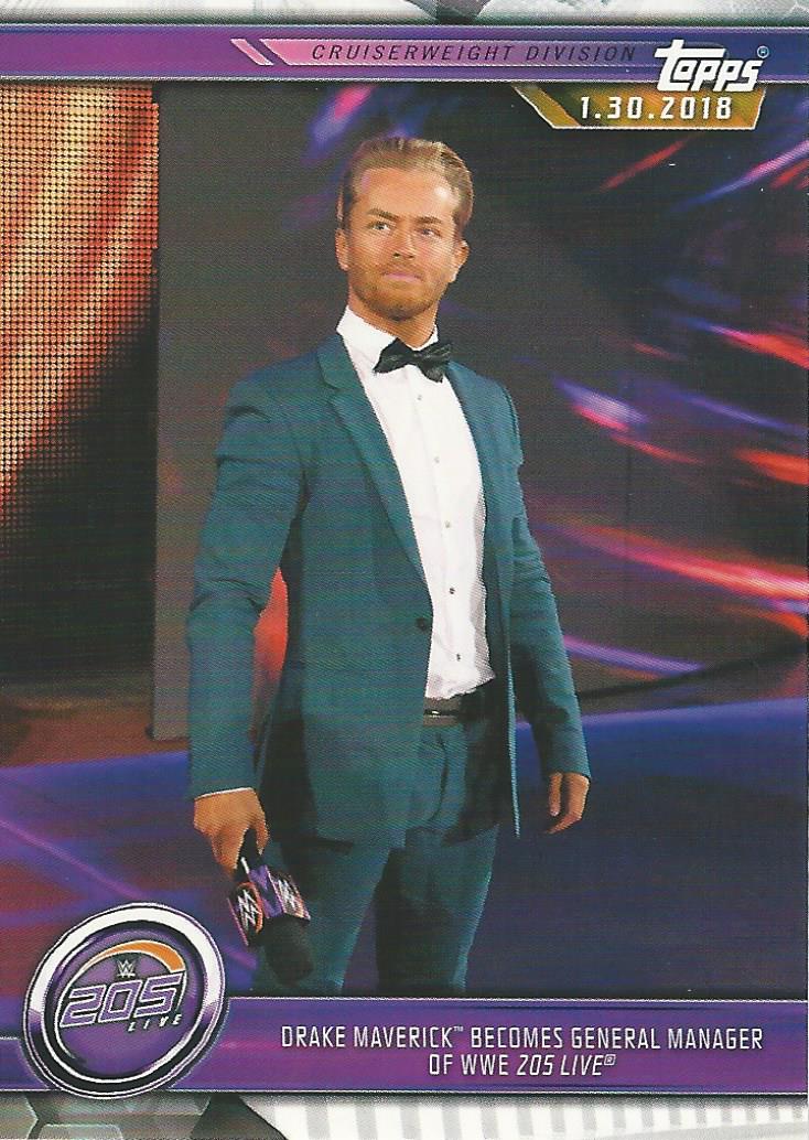 WWE Topps Champions 2019 Trading Cards Drake Maverick No.47