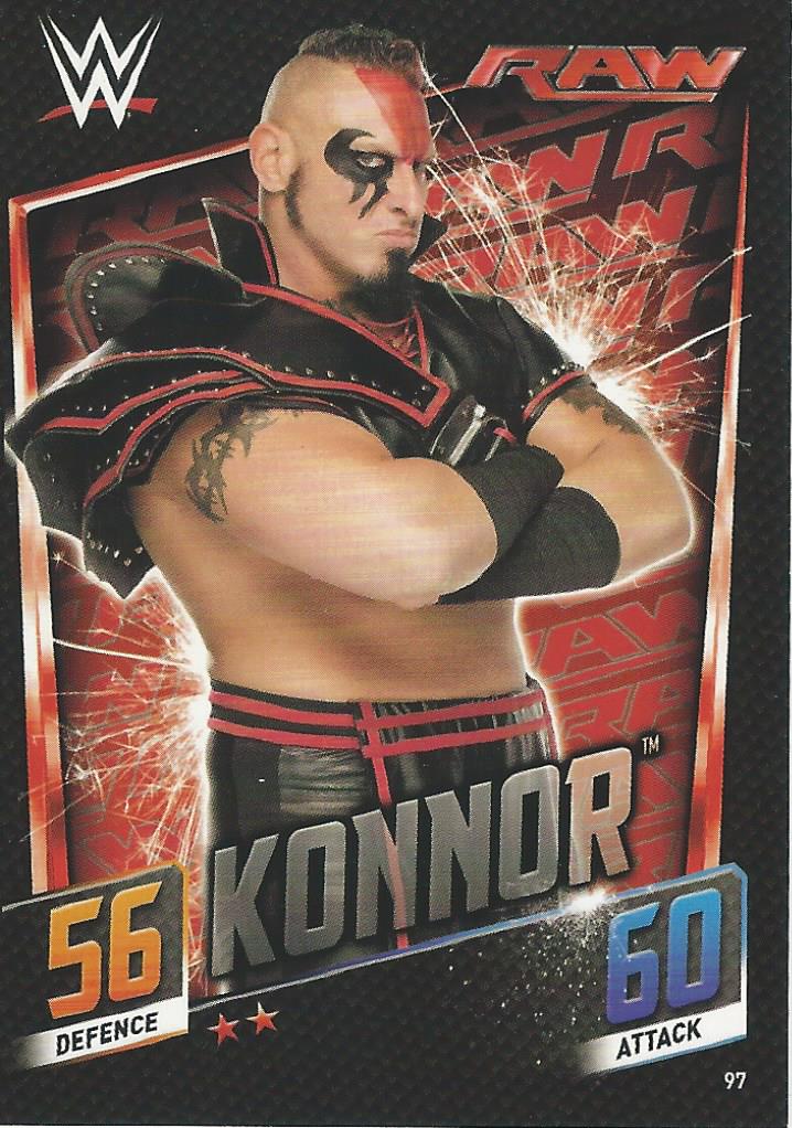 WWE Topps Slam Attax 2015 Then Now Forever Trading Card Konnor No.97