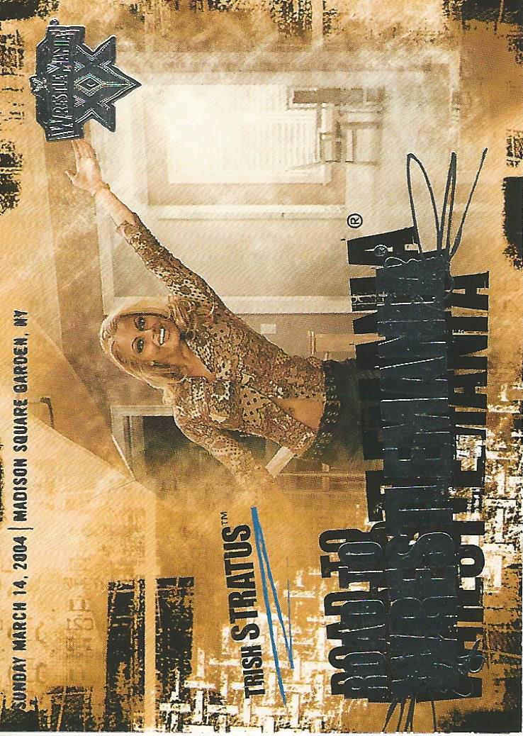 WWE Fleer Wrestlemania XX Trading Card 2004 Trish Stratus RW 2 of 10