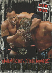 WWF Fleer Raw 2001 Trading Cards The Rock No.97