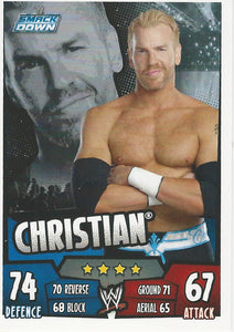 WWE Topps Slam Attax Rumble 2011 Trading Card Christian No.97