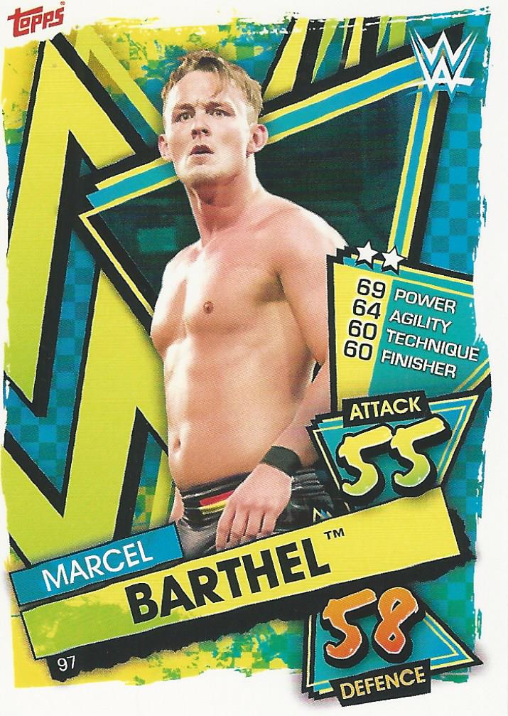 WWE Topps Slam Attax 2021 Trading Card Marcel Barthel No.97