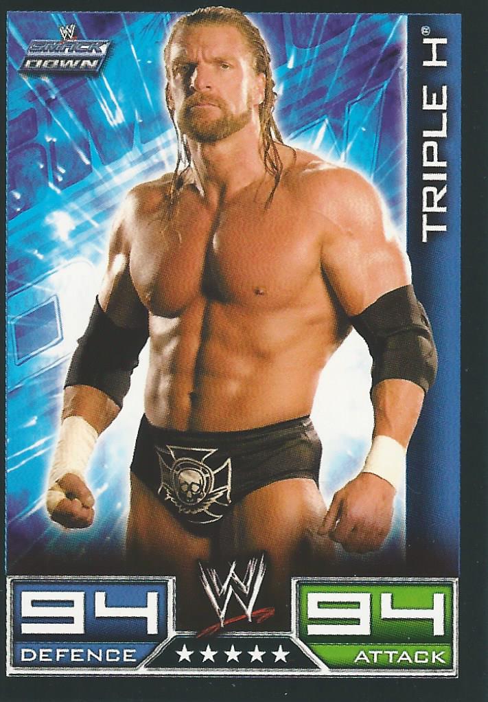 WWE Topps Slam Attax 2008 Trading Cards Triple H No.97