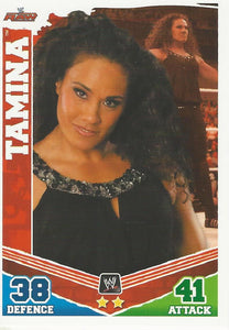 WWE Topps Slam Attax Mayhem 2010 Trading Card Tamina No.98