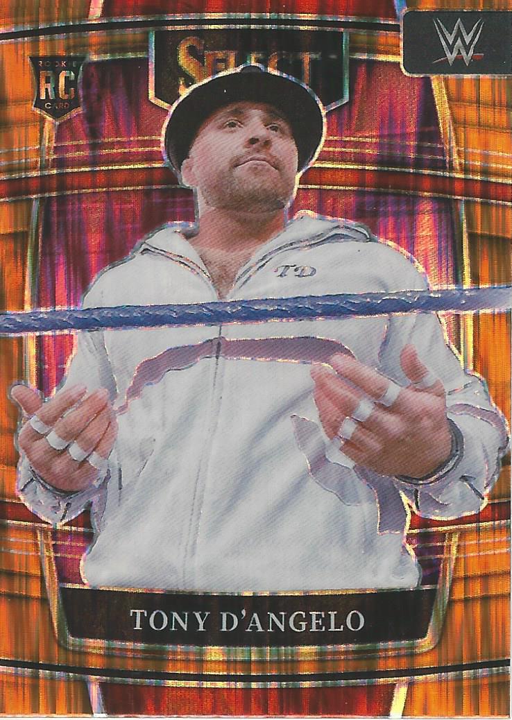 WWE Panini Select Trading Cards 2022 Tony D'Angelo No.98 Orange Flash