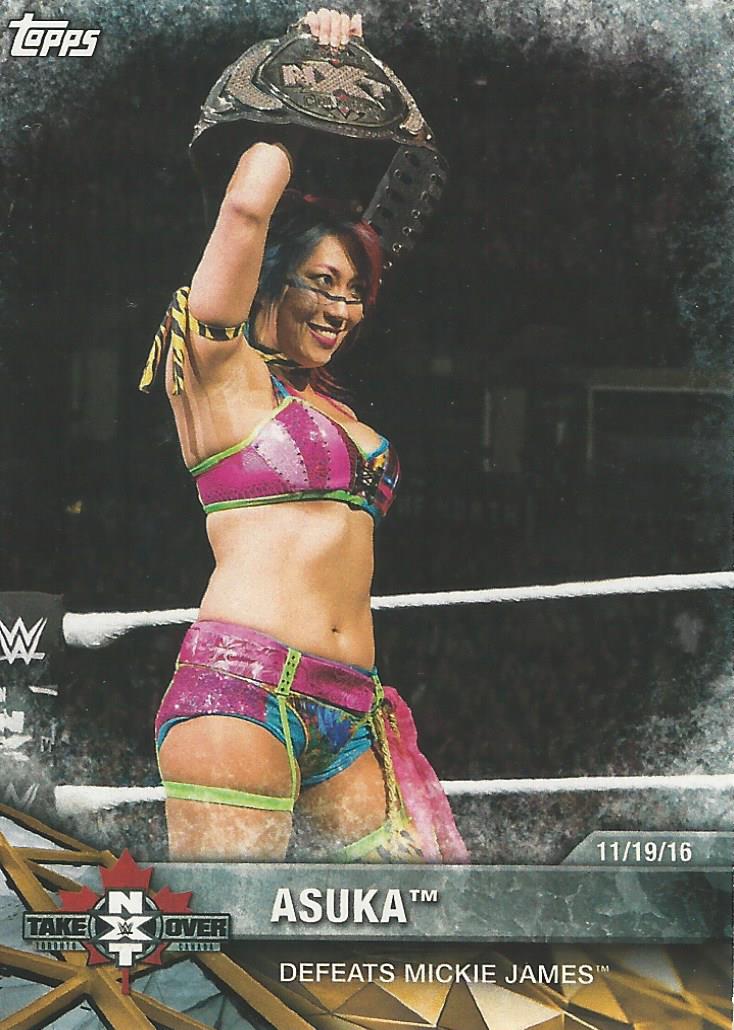 WWE Topps Women Division 2017 Trading Card Asuka NXT-24
