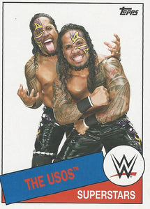 WWE Topps Heritage 2015 Trading Card The Usos No.98