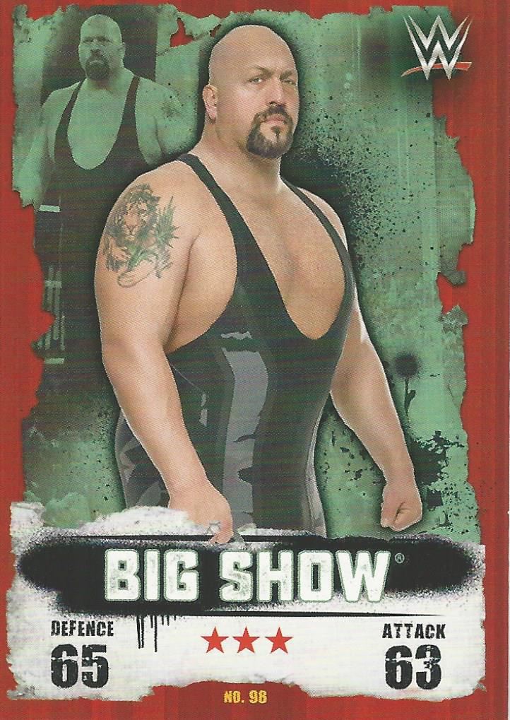WWE Topps Slam Attax Takeover 2016 Trading Card Big Show No.98
