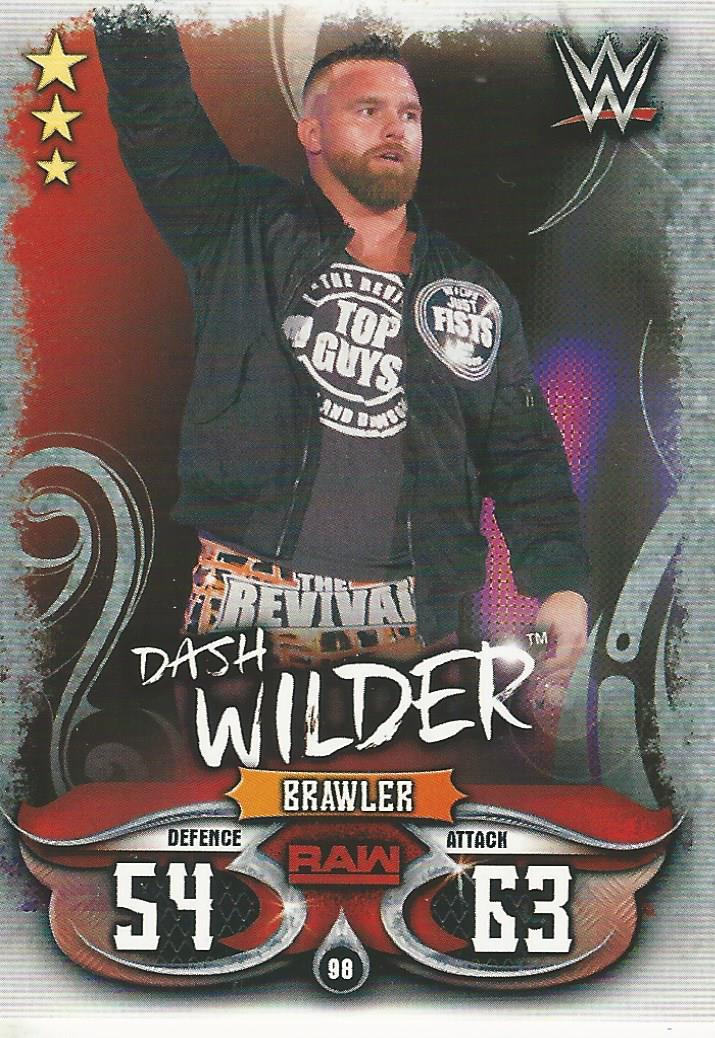 WWE Topps Slam Attax Live 2018 Trading Card Dash Wilder No.98