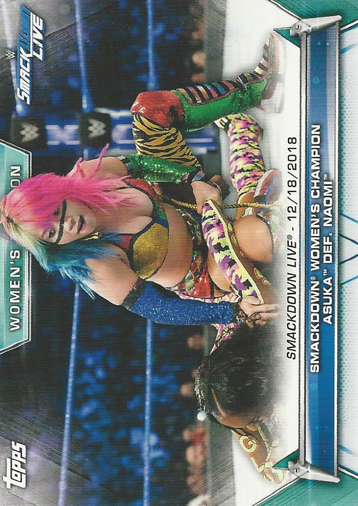 WWE Topps Women Division 2019 Trading Card Asuka No.98
