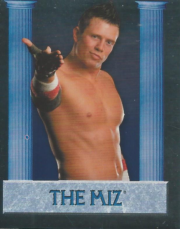 WWE Merlin Heros 2008 Stickers The Miz Foil No.98