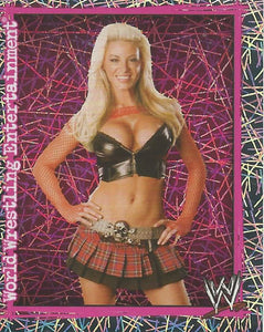 WWE Topps Superstars Uncovered 2007 Sticker Collection Ashley Massaro Foil No.98