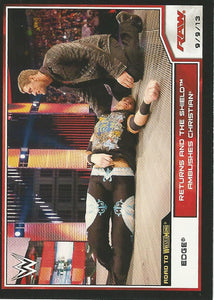 WWE Topps Road to Wrestlemania 2014 Trading Cards Edge No.38