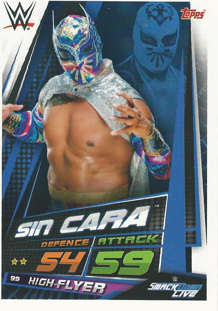 WWE Topps Slam Attax Universe 2019 Trading Card Sin Cara No.99