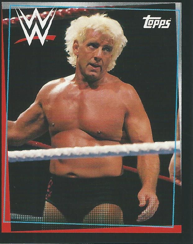 WWE Topps Road to Wrestlemania Stickers 2021 Ric Flair No.99