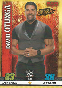 WWE Topps Slam Attax 10th Edition Trading Card 2017 David Otunga No.99