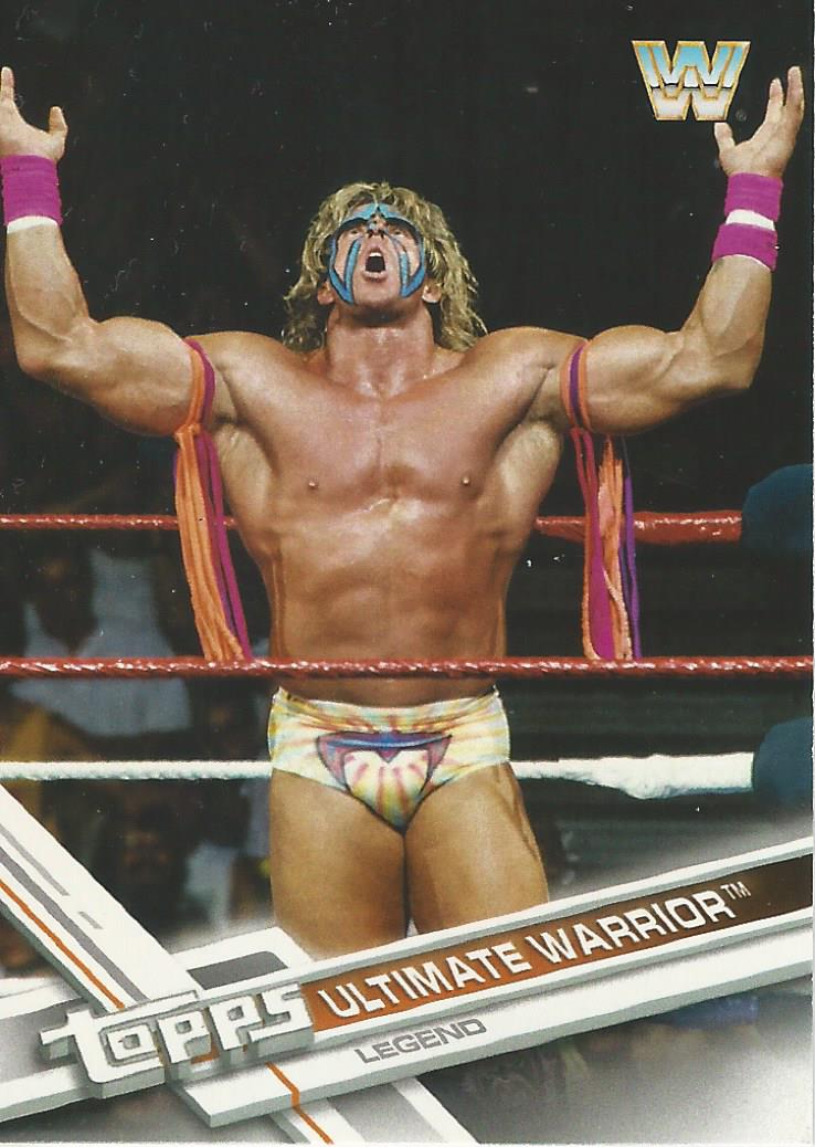 WWE Topps Then Now Forever 2017 Trading Card Ultimate Warrior No.199