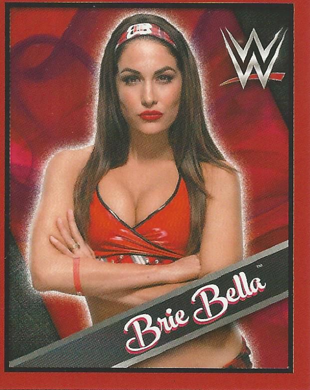 WWE Topps Then Now Forever 2016 Stickers Brie Bella No.99