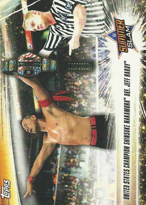 WWE Topps Summerslam 2019 Trading Card Shinsuke Nakamura No.99