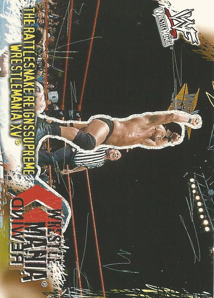 WWF Fleer Wrestlemania 2001 Trading Cards Stone Cold Steve Austin No.99