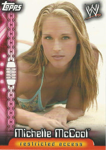 WWE Topps Insider 2006 Trading Card Michelle McCool D3