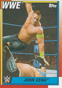 WWE Topps Heritage 2021 Trading Card John Cena No.99