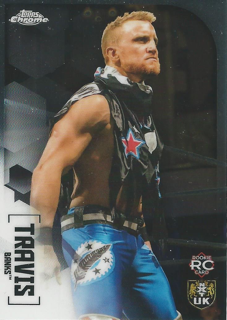WWE Topps Chrome 2020 Trading Cards Travis Banks No.99