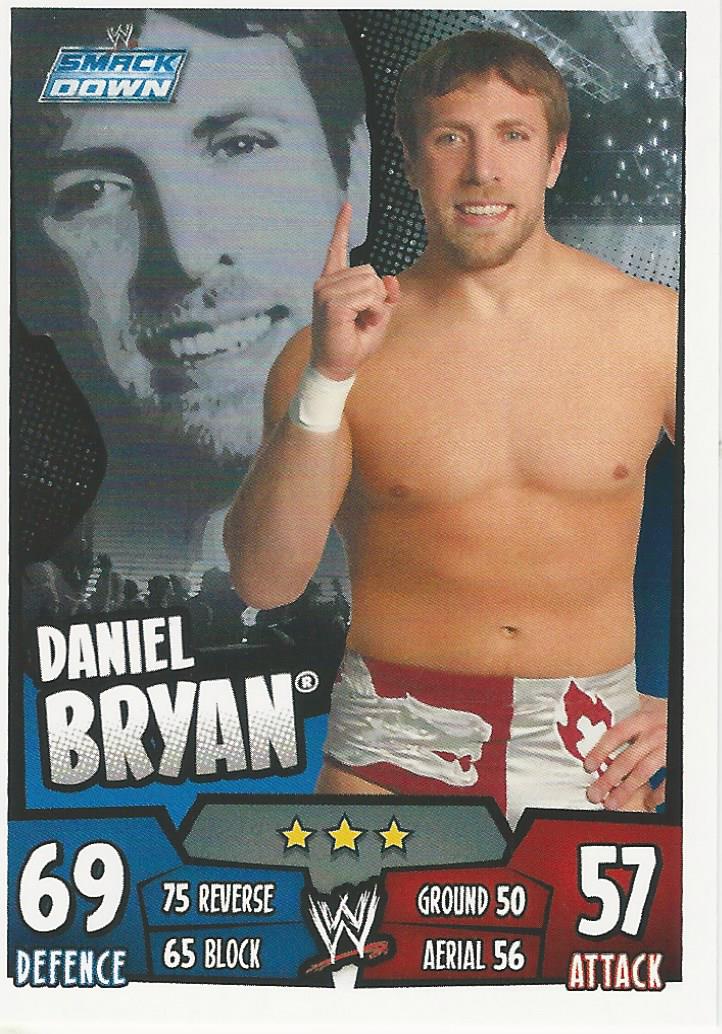 WWE Topps Slam Attax Rumble 2011 Trading Card Daniel Bryan No.99