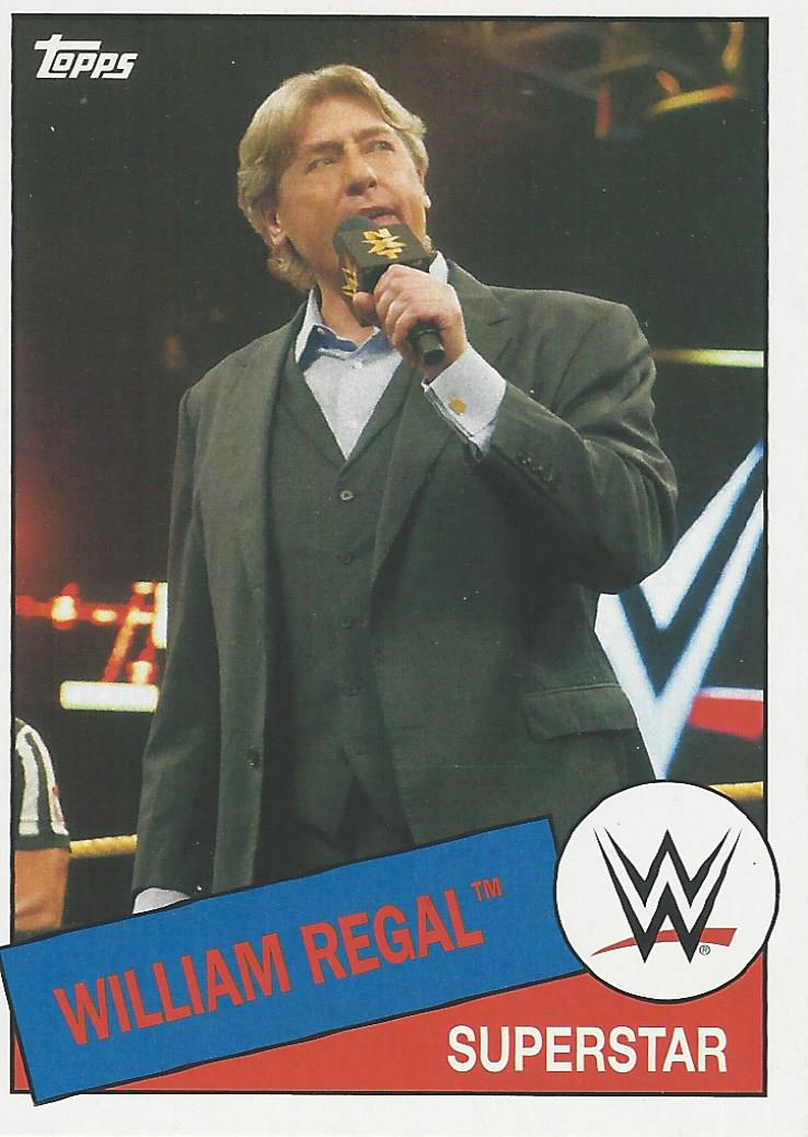 WWE Topps Heritage 2015 Trading Card William Regal No.99
