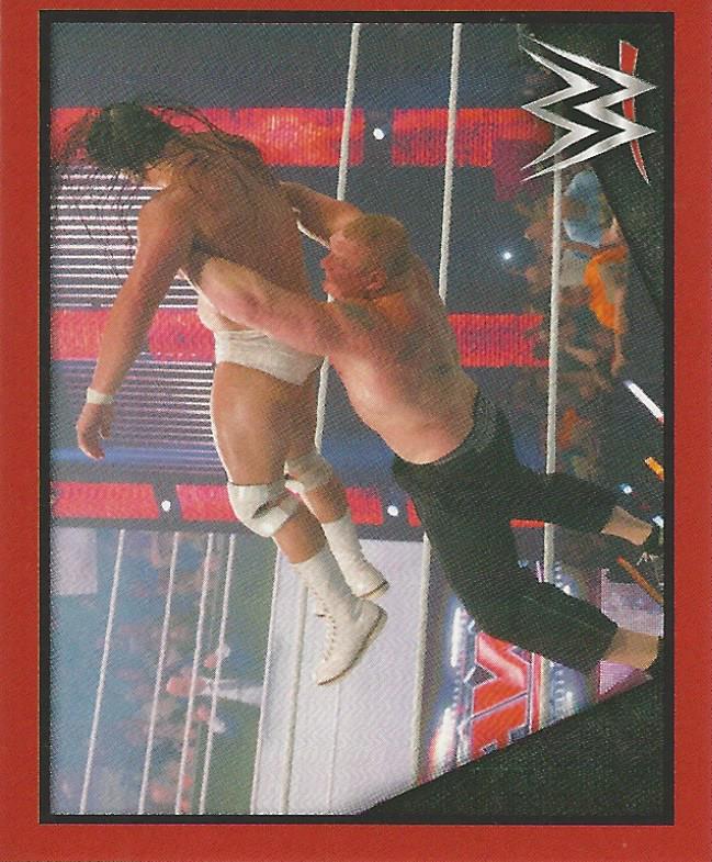 WWE Topps Then Now Forever 2016 Stickers Brock Lesnar No.9