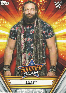 WWE Topps Summerslam 2019 Trading Card Elias No.9