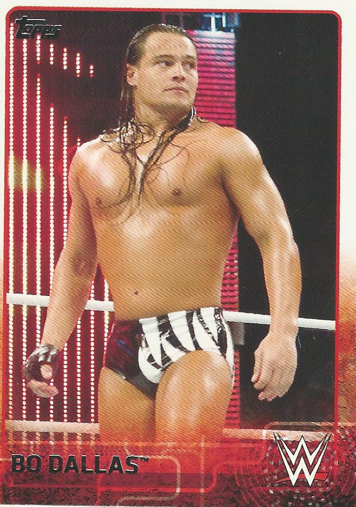 WWE Topps 2015 Trading Card Bo Dallas No.9