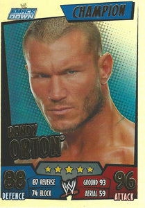 WWE Topps Slam Attax Rumble 2011 Trading Card Champion Randy Orton No.9