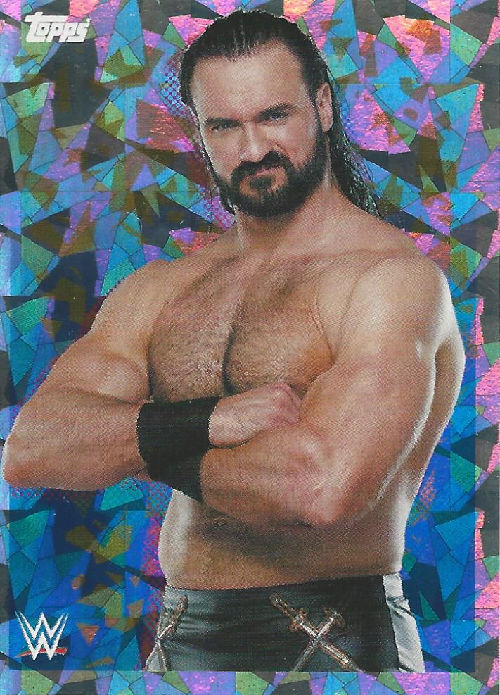 WWE Topps Road to Wrestlemania Stickers 2021 Drew McIntyre No.9