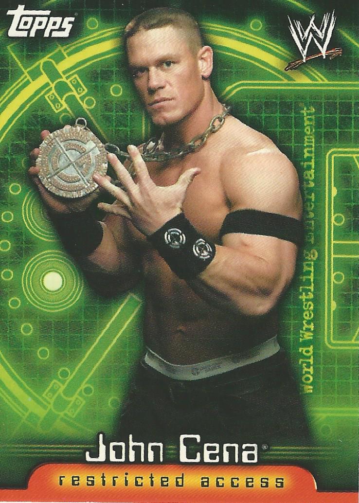 WWE Topps Insider 2006 Trading Cards US John Cena No.9