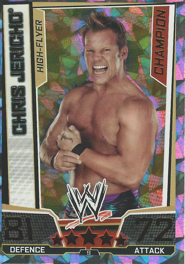 WWE Slam Attax Superstars 2013 Trading Card Champion Chris Jericho No.9