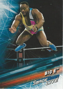 WWE Topps Smackdown 2019 Trading Cards Big E No.9