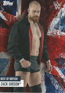 WWE Topps Best of British 2021 Trading Card Zack Gibson