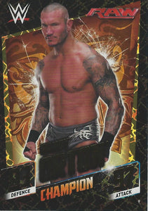 WWE Topps Slam Attax 2015 Then Now Forever Trading Card Randy Orton Champion No.9