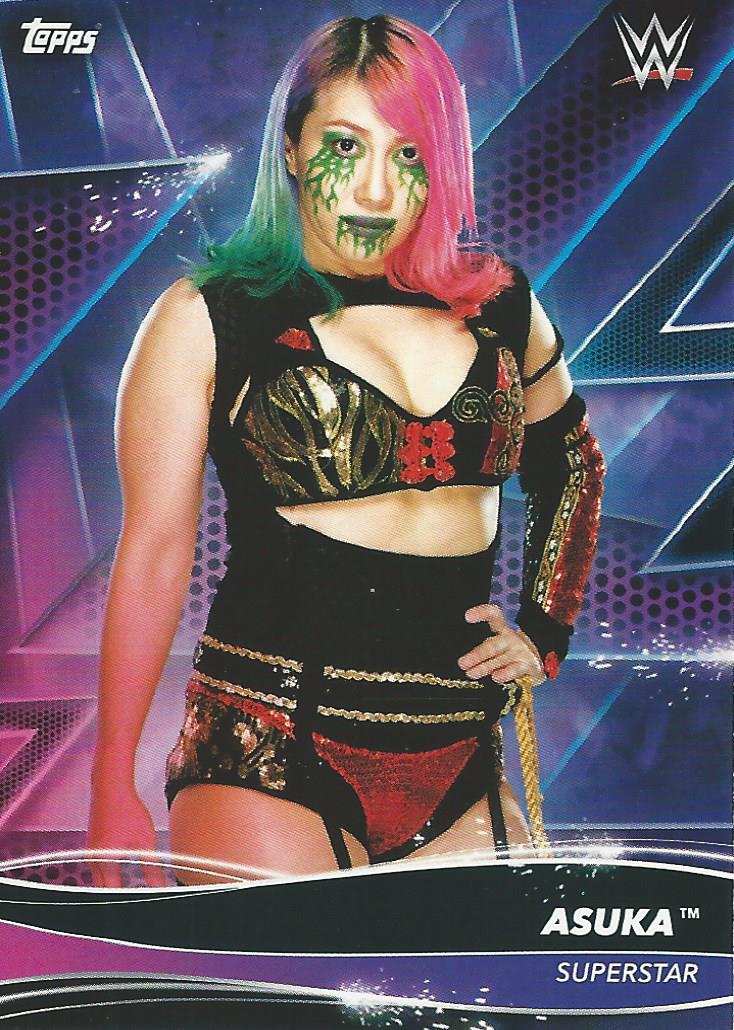 Topps WWE Superstars 2021 Trading Cards Asuka No.9