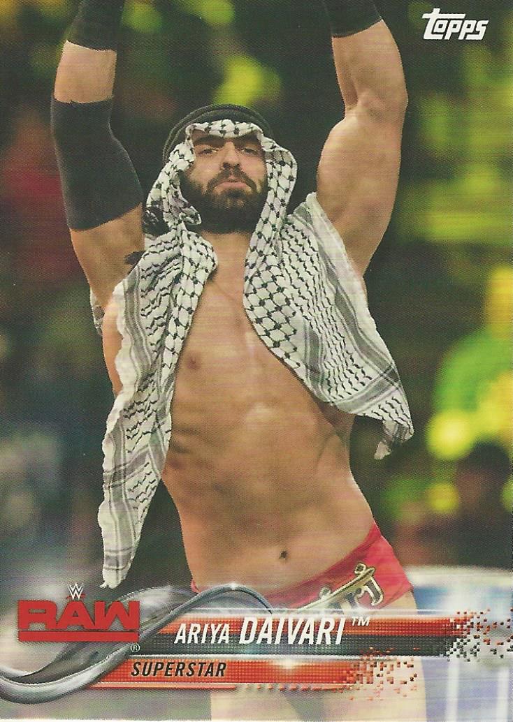 WWE Topps 2018 Trading Cards Ariya Daivari No.9