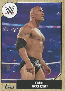 WWE Topps Heritage 2017 Trading Cards The Rock No.9