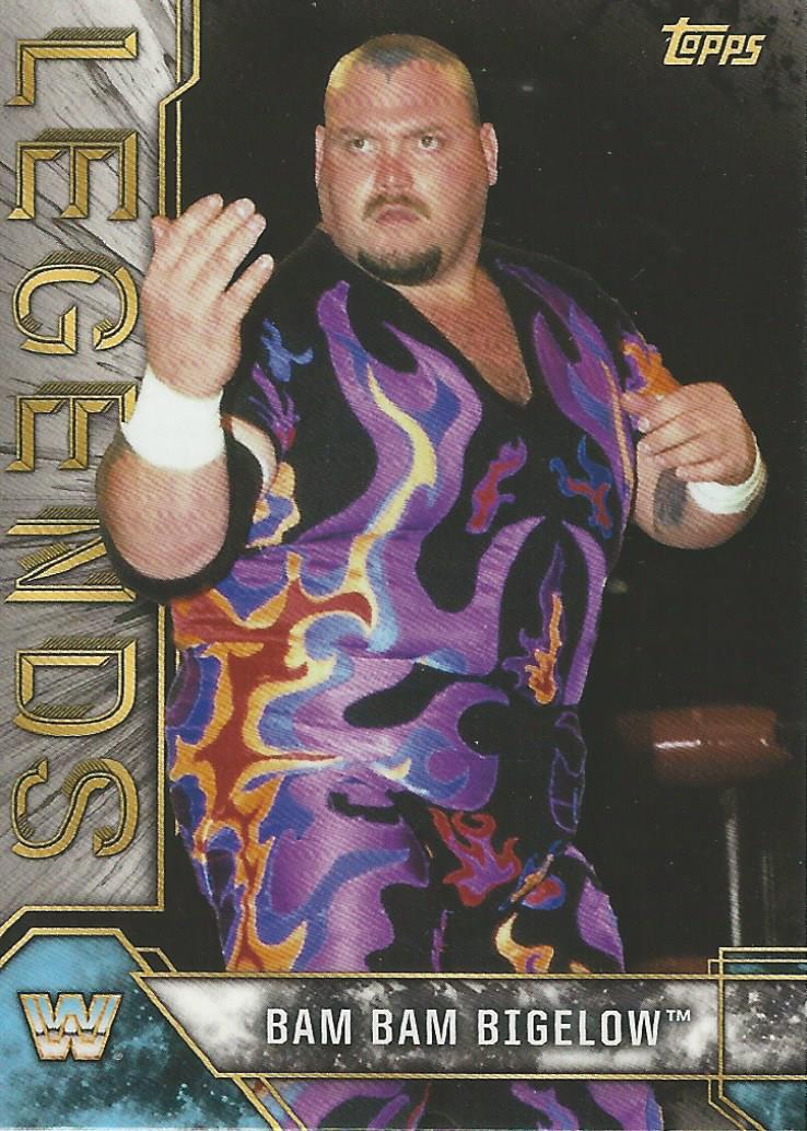 WWE Topps Legends 2017 Trading Card Bam Bam Bigelow No.9