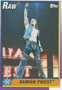WWE Topps Heritage 2021 Trading Card Damian Priest No.9